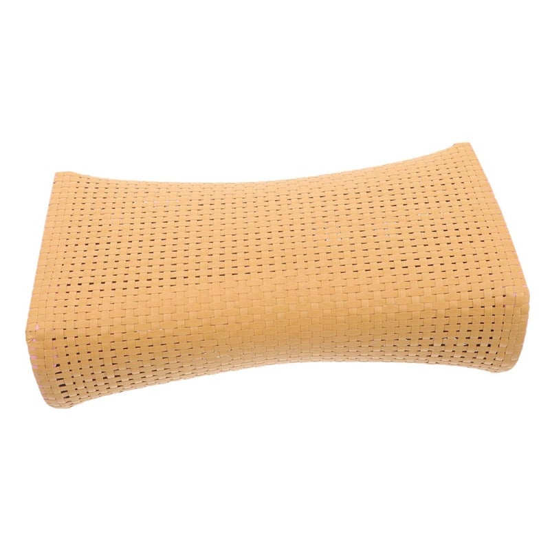 4pcs Imitation Rattan Travel Pillow Ergonomic Neck Rest Breathable Design Comfort Support - Image 4
