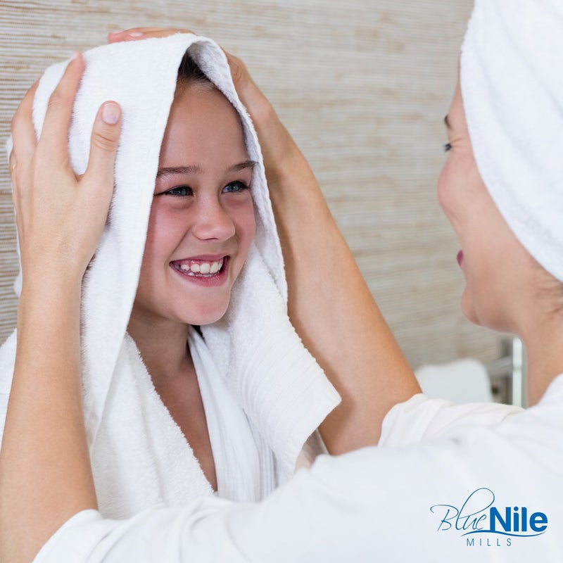 Superior Egyptian Cotton Pile Bath Towel Set of 2  Ultra Soft Luxury Towels  Thick Plush Essentials  Absorbent Heavyweight  Guest Bath  Hotel  Spa  Home Bathroom  Shower Basics  White - Image 4