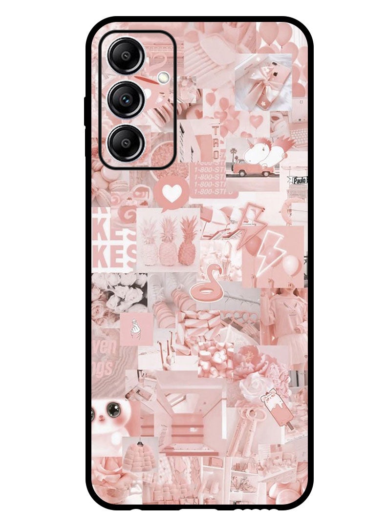 Theodor Protective Case Anti Scratch Shock Proof Bumper Cover For Samsung Galaxy A15 5G Pink Asthetic - Image 1