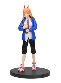 Blue Aura Blue Aura Chainsaw Man Power Action Figure Height - 12CM PVC Multicolour Collectible for Anime Fans (Power Slim)  - Image 1