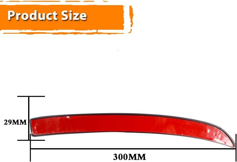 Adiil Glass Black Rear Wing Trim Spoiler Extension Lip Fins for Mini Cooper F55 F56 S/JCW (2014 & Up) - Image 4
