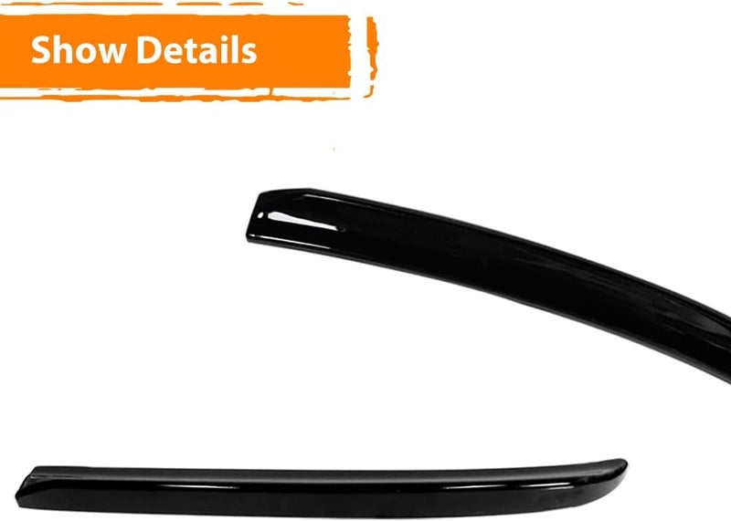 Adiil Glass Black Rear Wing Trim Spoiler Extension Lip Fins for Mini Cooper F55 F56 S/JCW (2014 & Up) - Image 2
