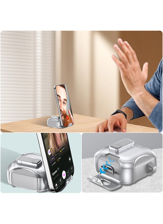 Bracket Magnetic Airpods 4 Generation Earphone Case Suitable For Apple Earphone Protective Case AirpodsPro2 Protective Case-Colour:Desert Gold-Applicable Model:Airpods 4（2024）