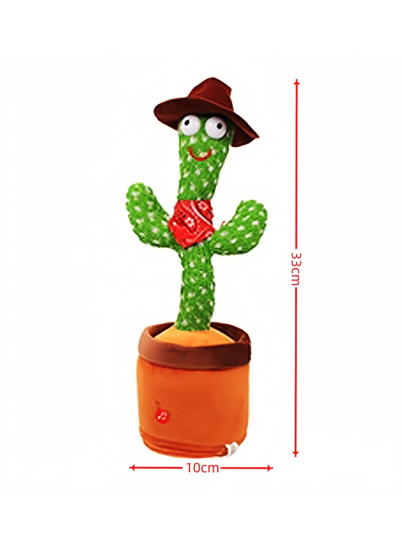 Singing, Dancing & Mimicking Cactus with Cowboy Hat - Image 5
