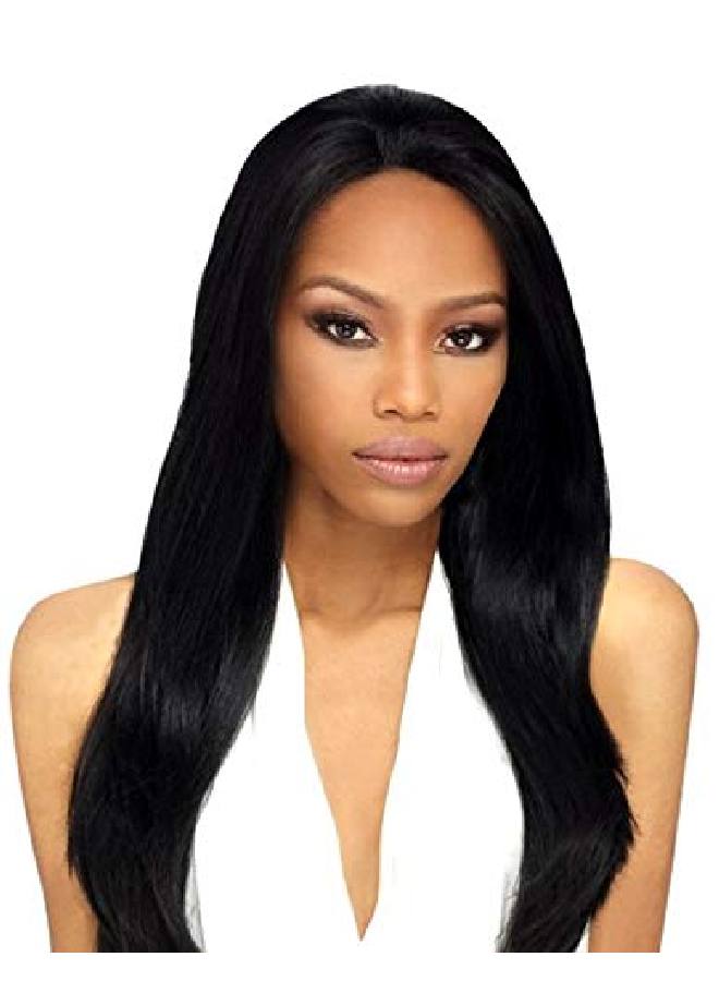 Outre Purple Pack 100% Human Hair Weave (10 Inches 1B(Off Black)) - Image 1