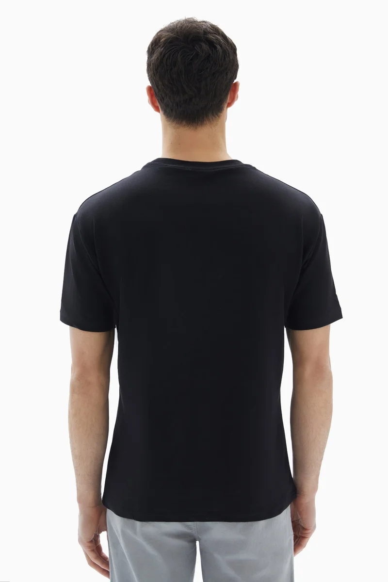 Wecre8 Black "PATIENCE" Printed T-shirt By WECRE8