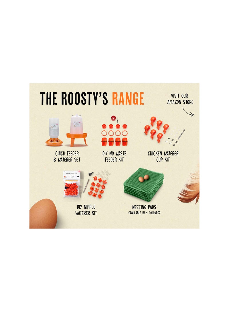 SOLARAE 6 Washable Chicken Nesting Box Pads with Ebook for Poultry Care - Ideal Bedding for Hens in Chicken Coops and Nesting Boxes, Perfect Chicken Coop Accessories. - Image 4