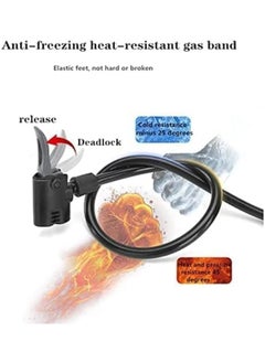 Generic Portable High Pressure Bike Inflator Foot Air Pump with Extra Pressure Gauge Needle Lightweight Pump for Motorcycle Car Bicycle Soccer Balloon Scooter No Gauge (Multicolor)  - Image 2