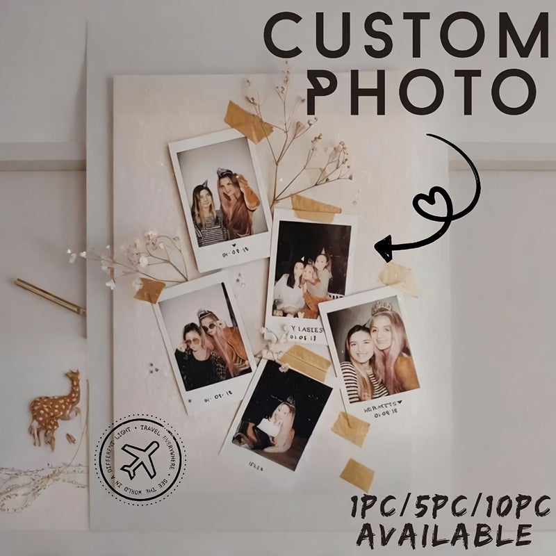 Customized Photo Prints 6 Pack Vintage Style Decorative Album Gifts For Weddings Personalized Small Image Prints For Room Decor - Image 3