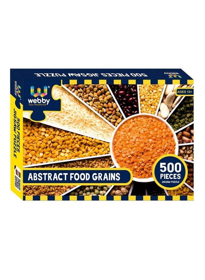 Webby Abstract Food Grains Jigsaw Puzzle, 500 Pieces - Image 1