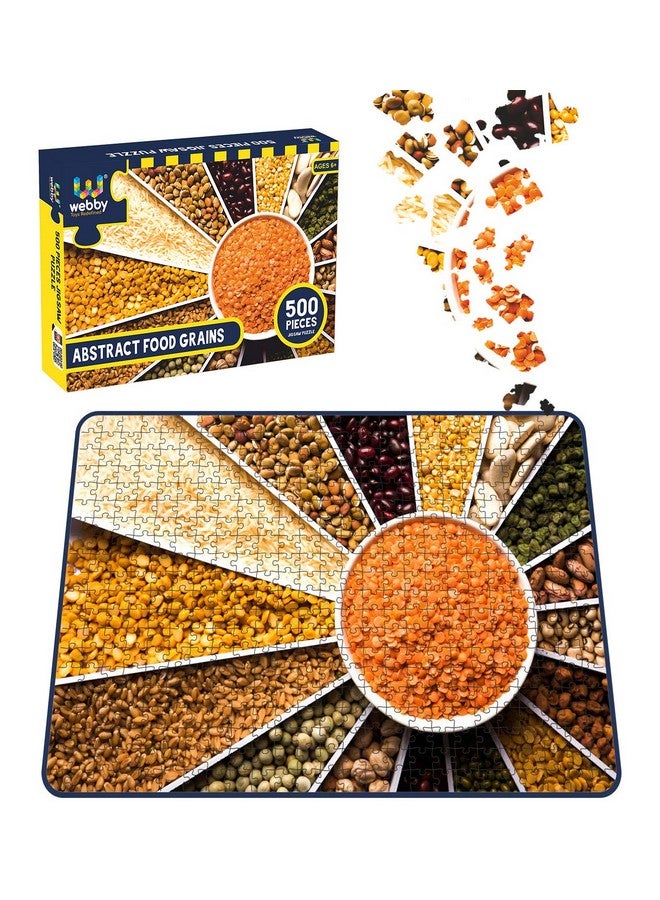 Webby Abstract Food Grains Jigsaw Puzzle, 500 Pieces - Image 3