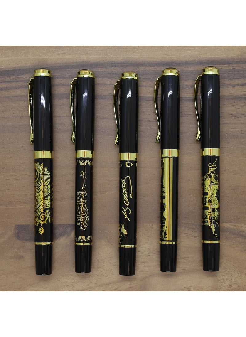 Ada Lazer - Ada Laser Personalized Istanbul Silhouette Engraved Metal Roller Pen - Image 1