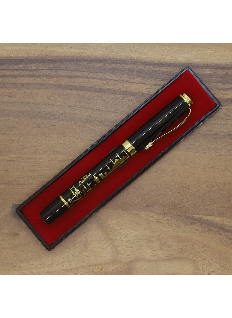 Ada Lazer - Ada Laser Personalized Istanbul Silhouette Engraved Metal Roller Pen - Image 1