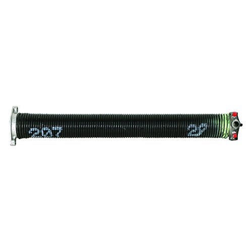 زنبرك التواء باب المرآب PrimeLine GD 12316 0218 بوصة × 2 بوصة × 20 بوصة نهاية مطلية باللون البرتقالي يدوي يسار حزمة واحدة