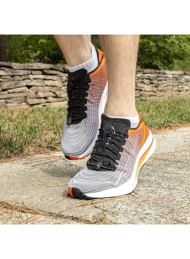 Lock Laces - Elastic No Tie Shoelaces, One Size Fits All, for Kids and Adults, Elastic No Tie Shoe Laces- Sold Black - Image 4