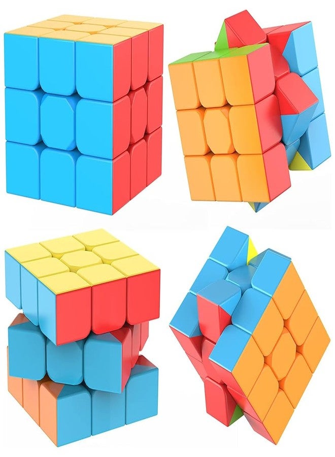 بارتيت مكعب ألغاز بارتيت 3x3 بدون ملصقات | مكعب بلاستيكي متعدد الألوان | دوران سلس وسريع | تصميم مقاوم للانفصال | مستوى مهارة متوسط | قطعة واحدة، للأعمار من 7 سنوات فما فوق | لجميع المناسبات - Image 2