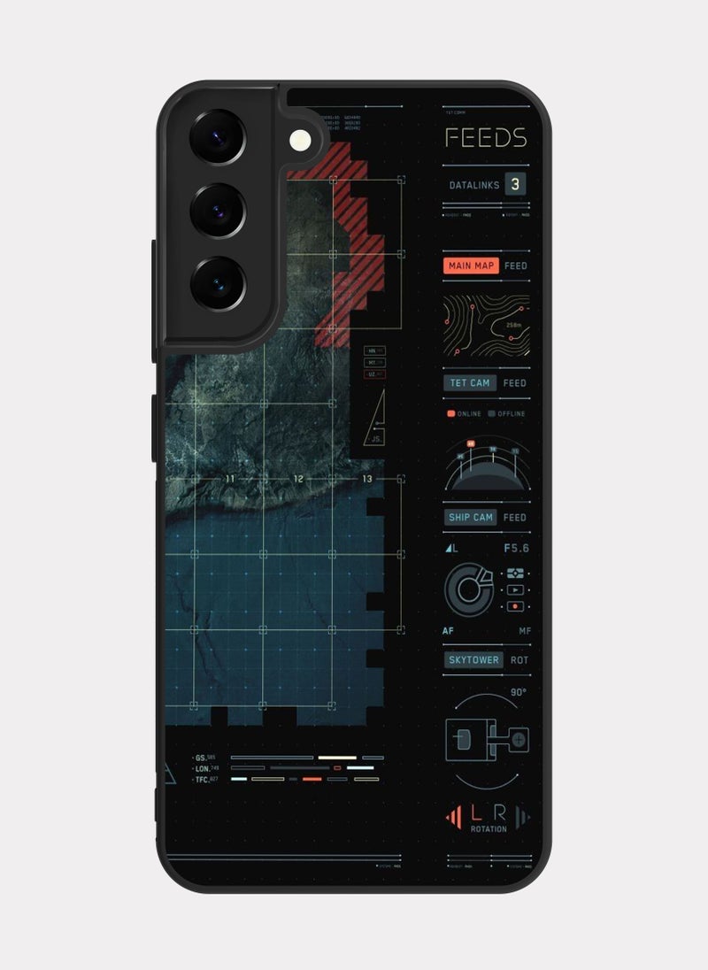 PXLAAT Samsung Galaxy S22 Plus case cover Map - Image 1