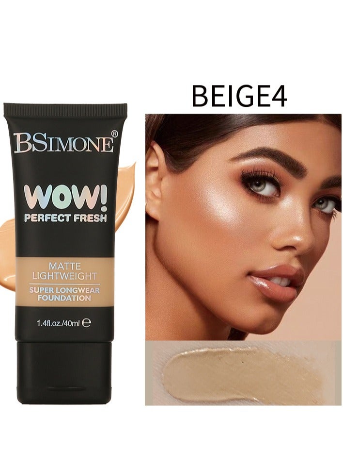 BSIMONE Super Coverage Multi-Use Sculpting Concealer Matte Lightweight Foundation Super Longwear 40ml - Image 1