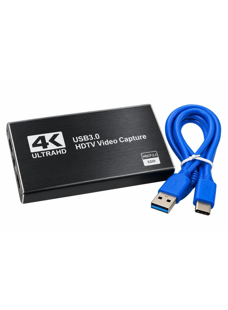 USB 3.0 HDMI Video Capture Card with 4K Pass-Through - Image 1