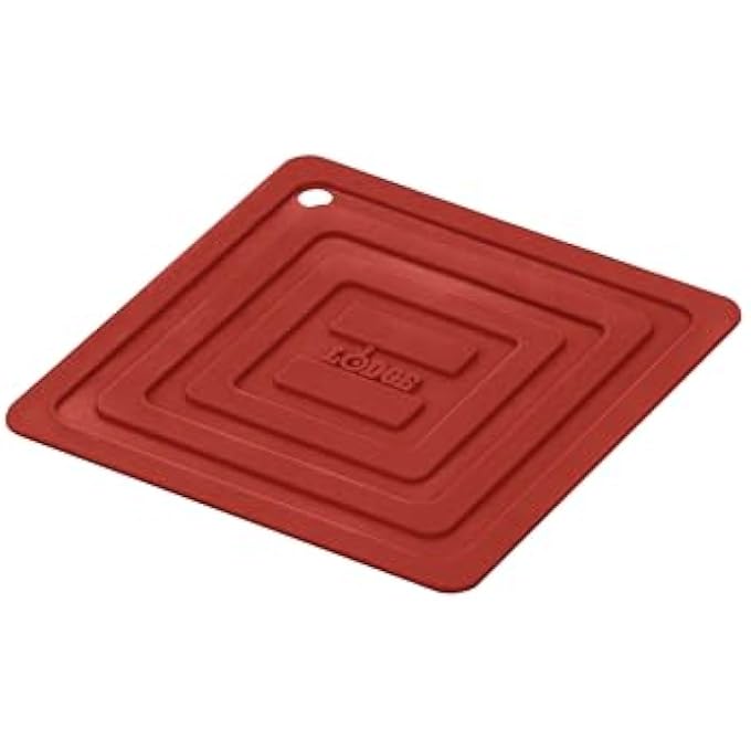 Lodge As6S41 Silicone Square Pot Holder Red - Image 1