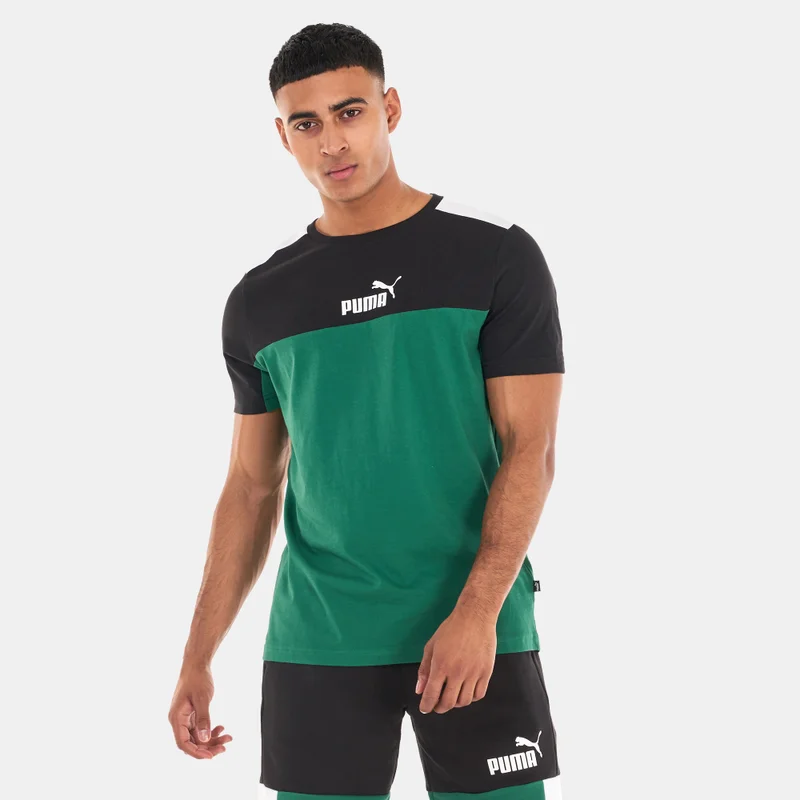 PUMA Men's Essentials+ Colourblock T-Shirt