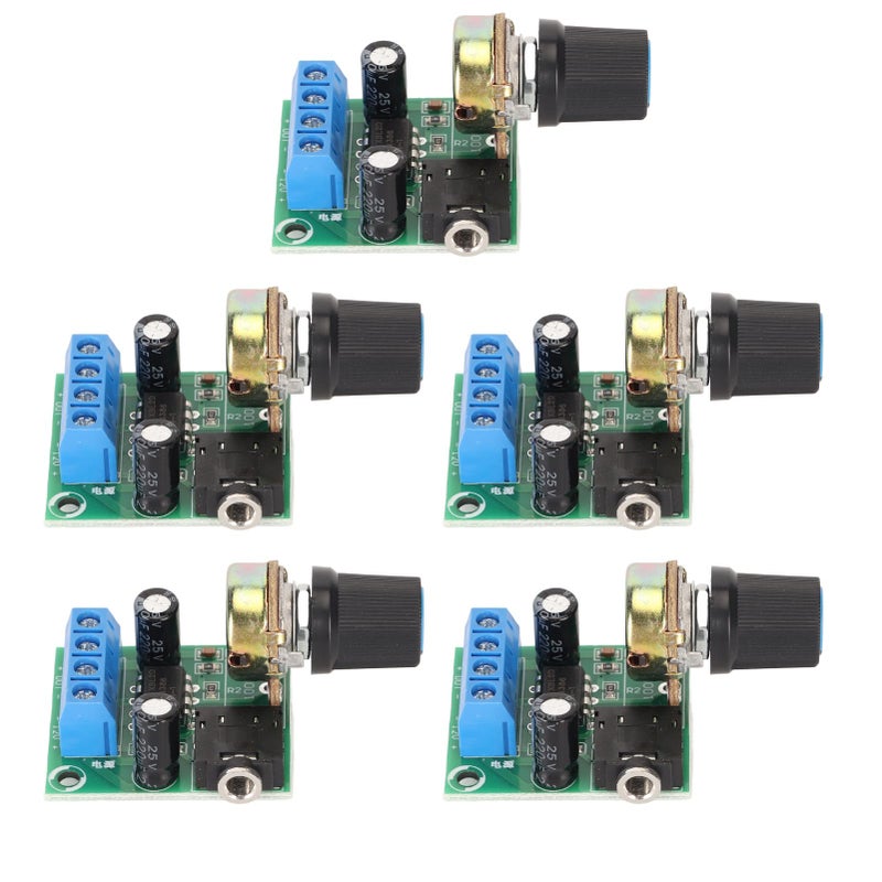 LM386 Mini Power Amplifier Board 0 5W To 10W DC 3V 12V Audio Module With Volume Control - Image 4