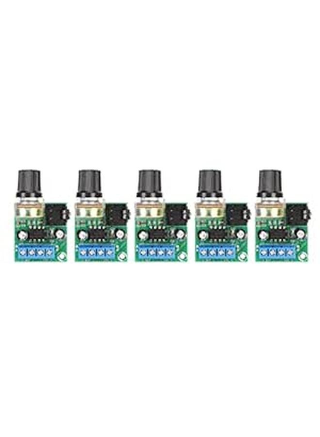 LM386 Mini Power Amplifier Board 0 5W To 10W DC 3V 12V Audio Module With Volume Control - Image 1