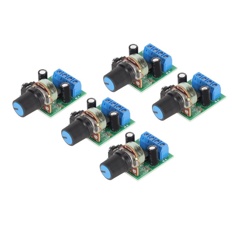 LM386 Mini Power Amplifier Board 0 5W To 10W DC 3V 12V Audio Module With Volume Control - Image 5