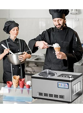 Ice Cream Maker No Pre Freezing Automatic Ice Cream Machine 2 Quart with Built In Compressor And LCD Timer For Making Ice Cream Gelato In 30 60 min - pzsku/Z097EC71E0DDA6CA6D76FZ/45/_/1697041685/4c286cd9-825b-4f4f-bfbc-6fa3882edae7