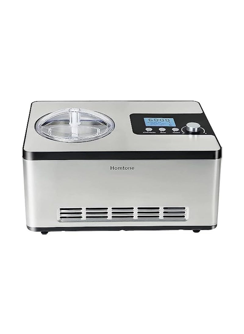 Generic - Ice Cream Maker No Pre Freezing Automatic Ice Cream Machine 2 Quart with Built In Compressor And LCD Timer For Making Ice Cream Gelato In 30 60 min - Image 1