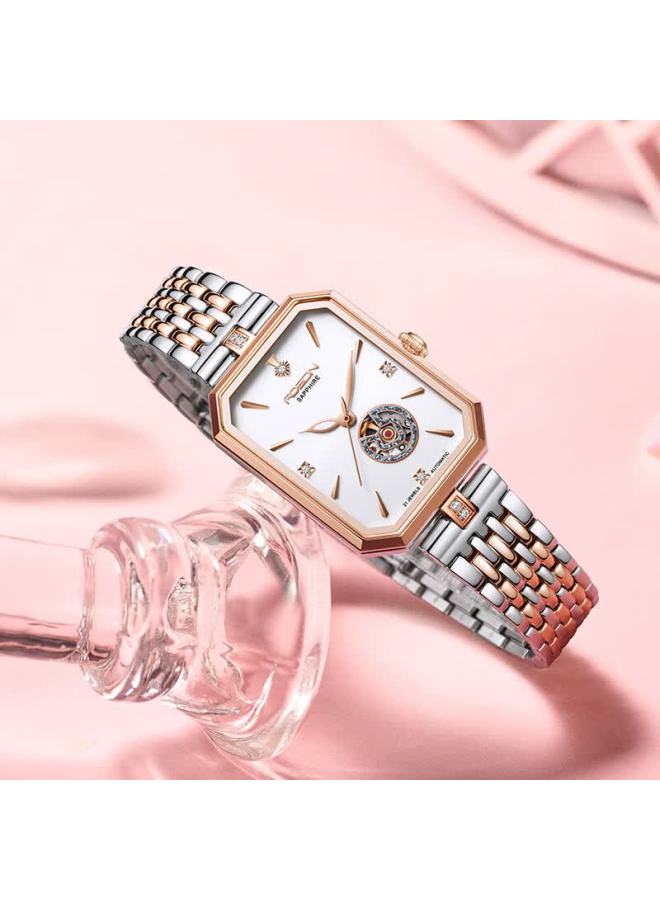 Rosdn Fangyuan Series Small Square Automatic Mechanical Women's Waterproof Watch Top Brand Birthday Gift - Image 1