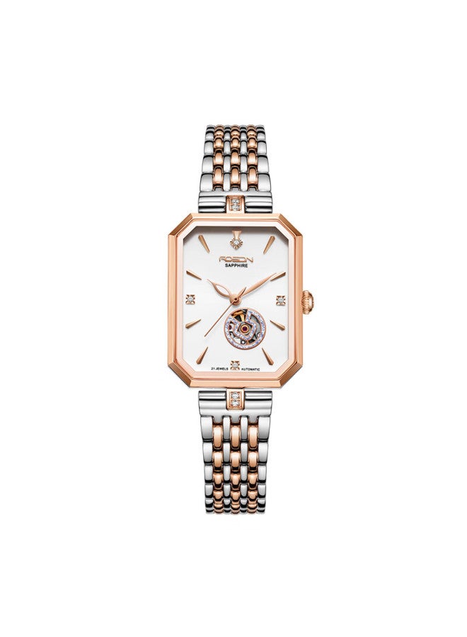 Rosdn Fangyuan Series Small Square Automatic Mechanical Women's Waterproof Watch Top Brand Birthday Gift - Image 2