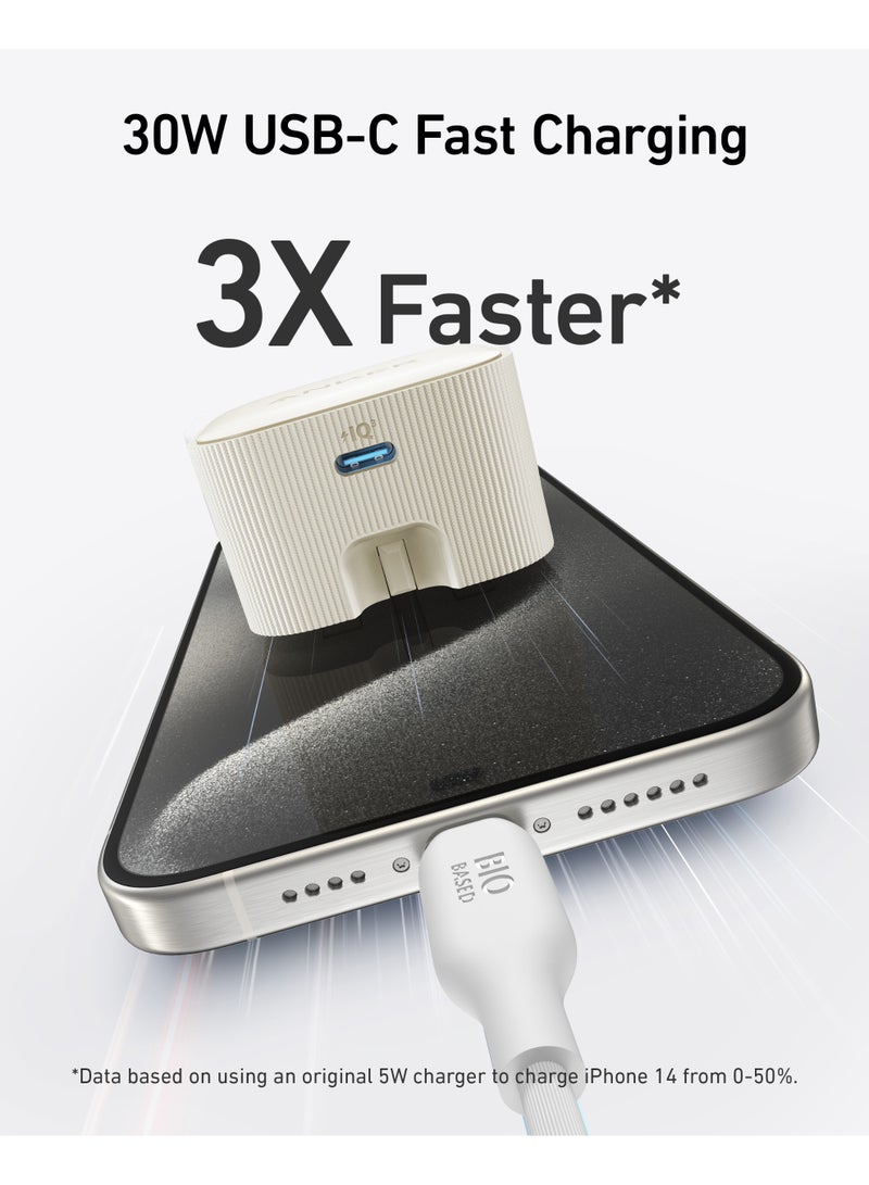 Anker Nano USB C Plug, 30W High-Speed USB C Charger with Foldable Plug, PIQ 3.0 and PPS Fast Charging, For iPhone 17/16 Series, Pixel, Galaxy, iPad, and More (Cable Not Included) - Image 3