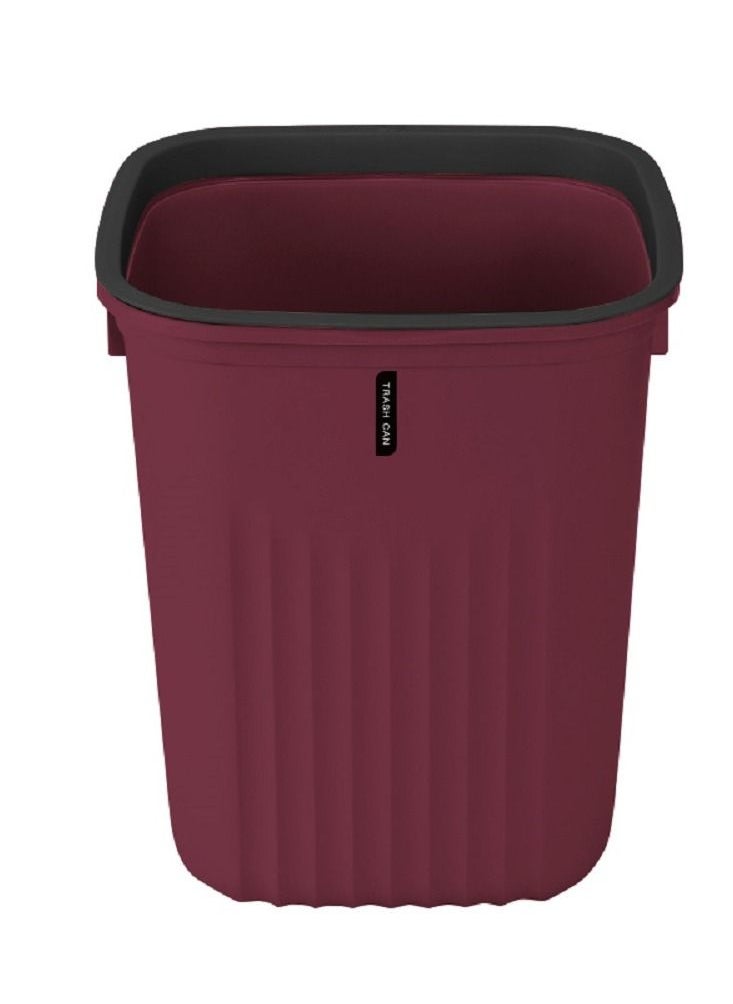 J&S HOME - 8-Piece Bathroom Accessories Set-Red - Image 1