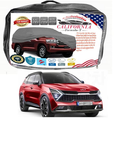California Car body Cover Windproof  Scratch Resistant Cover with Working Gloves