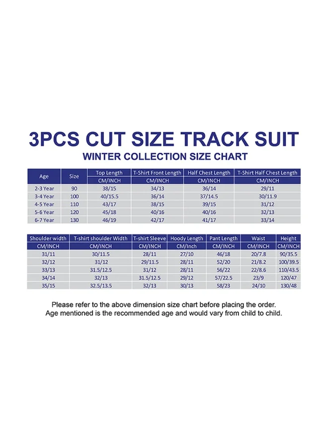LITTLE SURPRISE BOX Light Brown Puffer Jacket And Matching Track Suit 3 Pcs Winterwear Set For Toddlers And Kids