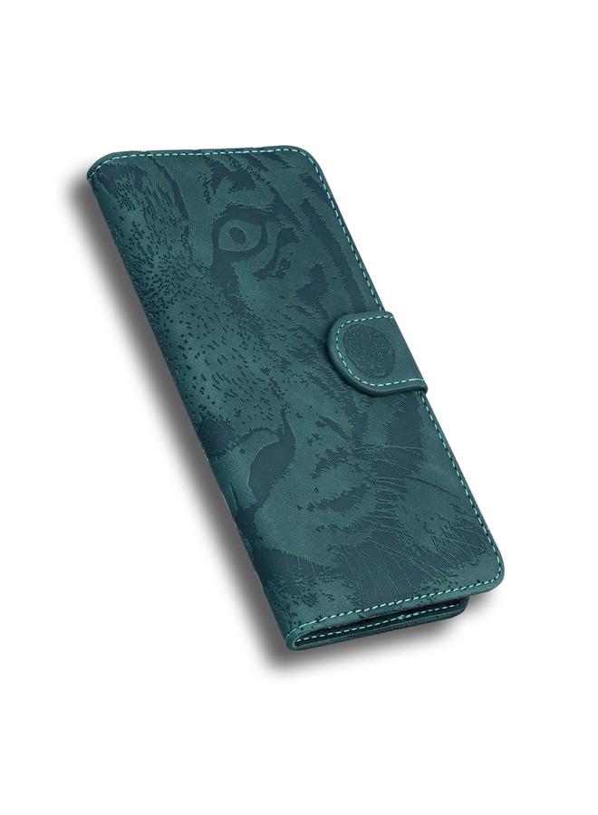 اس-توب جراب لهاتف Infinix Hot 11 2022، جراب هاتف جلدي أفقي قابل للطي بنقشة نمر - Image 4