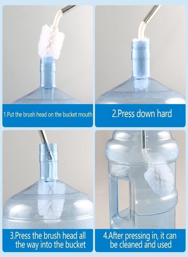 Dadhichi Zone Water Bottle Cleaning Brush 360° Rotating - Long Handle Brush for Water Can & Bottles - Heavy-Duty Cleaner for 20 LTR Bottles, Jars & Containers - Image 4