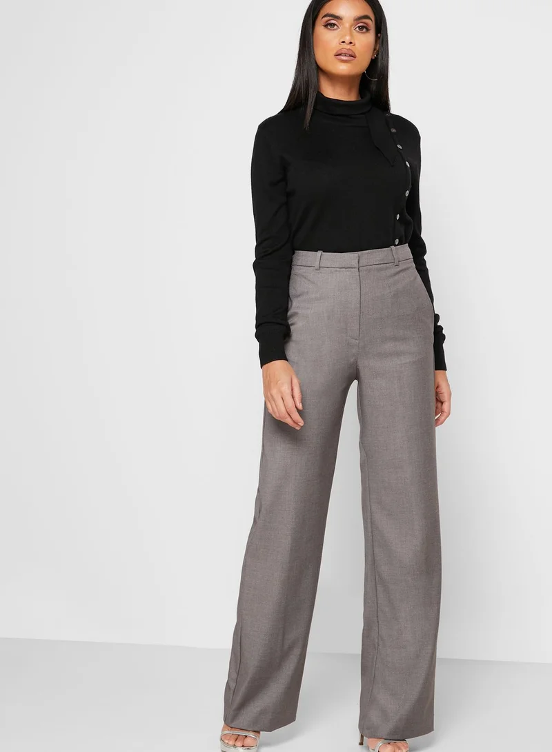 Khizana Tie Neck Button Detail Sweater