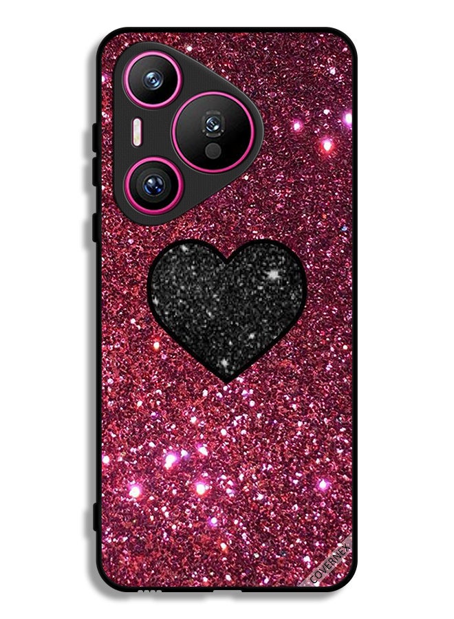 Covernex Huawei Pura 70 Protective Case Cover Heart In Glitters - Image 1