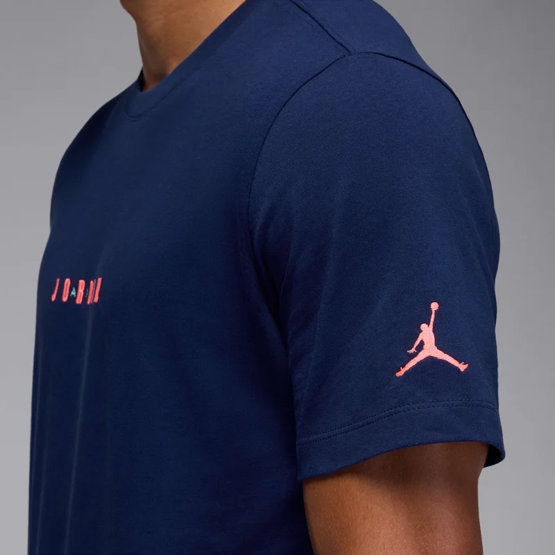 Jordan Blue Men's NBA Los Angeles Lakers Courtside T-Shirt for Men | Best Price UAE