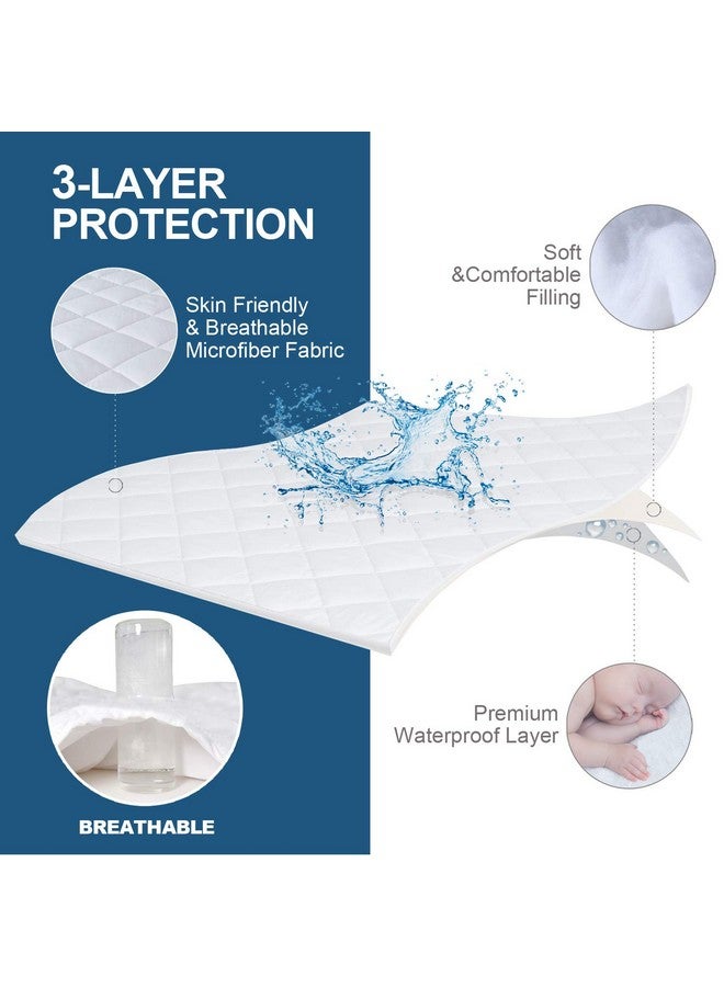 Moonsea Waterproof Split Top King Mattress Pad Protector for Adjustable Bed, 34" Top Split from Head, Noiseless, Soft Padded Matress Protector  - Image 4