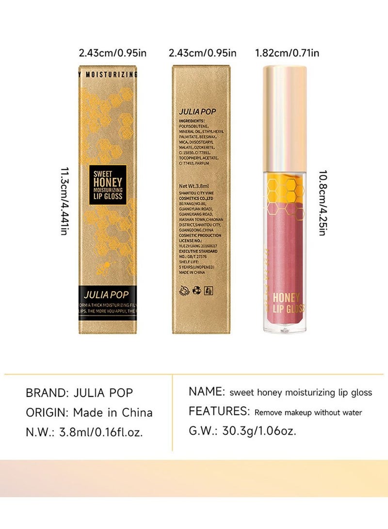 JULIA POP Sweet Honey Moisturizing Lip Gloss  - Image 5