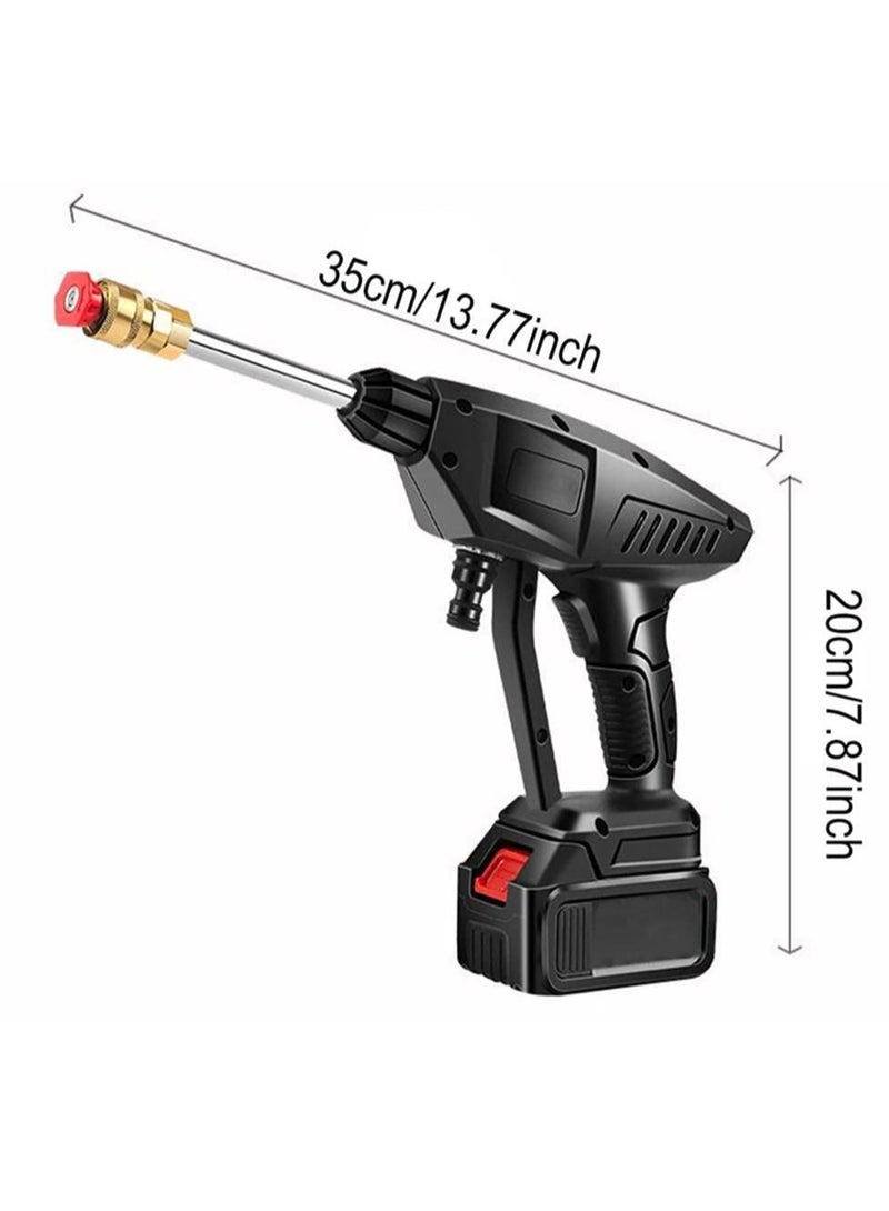 ELTRAZONE 25V Household Cordless High Pressure Car Wash Tool High Pressure Automatic Car/Bike Washer - Image 2