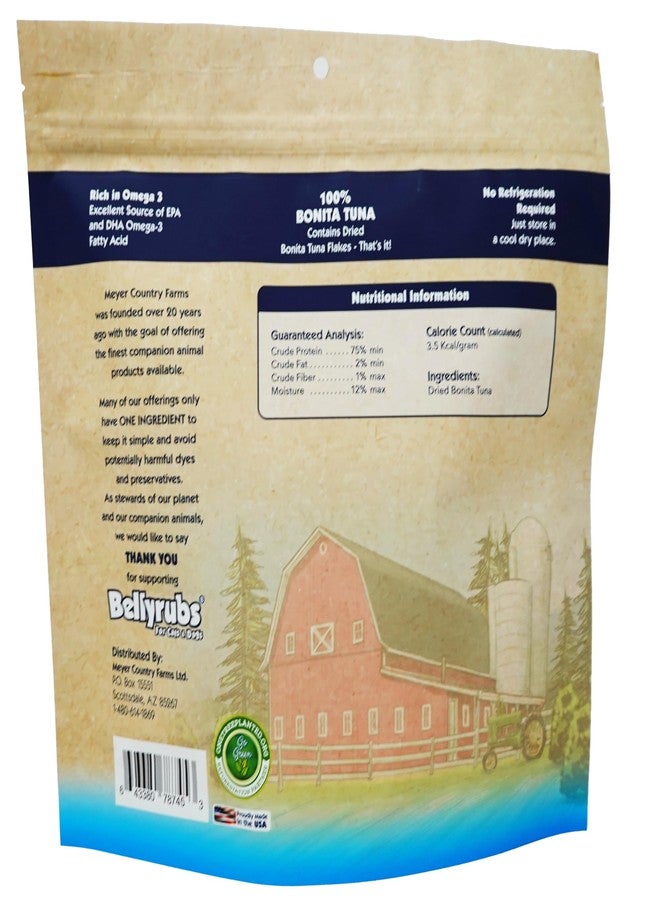 Bellyrubs Bonita Tuna Flakes for Cats and Dogs 4.25oz | Premium Dried Tuna Cat Treat | All-Natural Gluten & Grain Free Tuna Flake Treats | Healthy High Protein Pet Training Chews | Made in USA - Image 4