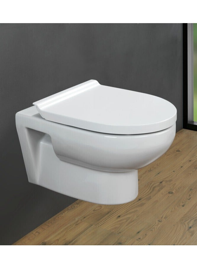 Wenko German Award Winning Brand Toilet Seat Cover with automatic smooth closing - Image 5