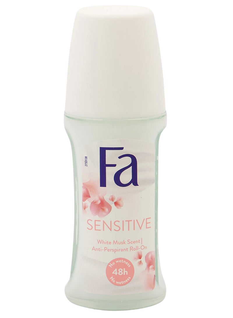 Fa Sensitive White Musk Scent Anti-Perspirant Roll On 50 ml