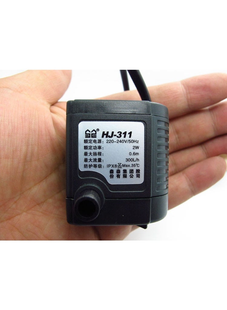 سان سان مضخة مياه غاطسة صغيرة من SUNSUN HJ-311 مصنوعة من مادة بلاستيكية مثالية لأحواض السمك الصغيرة ونوافير الطاولة وأنظمة الزراعة المائية - Image 2