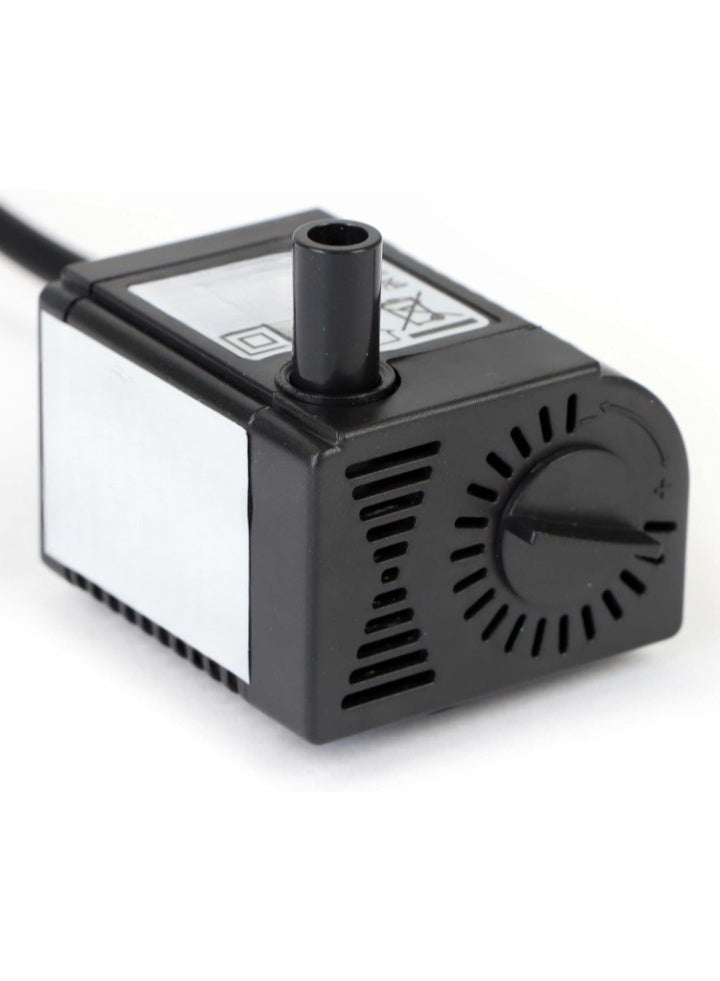 سان سان مضخة مياه غاطسة صغيرة من SUNSUN HJ-311 مصنوعة من مادة بلاستيكية مثالية لأحواض السمك الصغيرة ونوافير الطاولة وأنظمة الزراعة المائية - Image 3