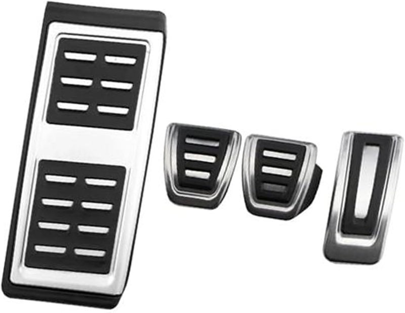 Wivplex Stainless Steel Pedal Pad Set for VW Polo and Virtus - Image 1